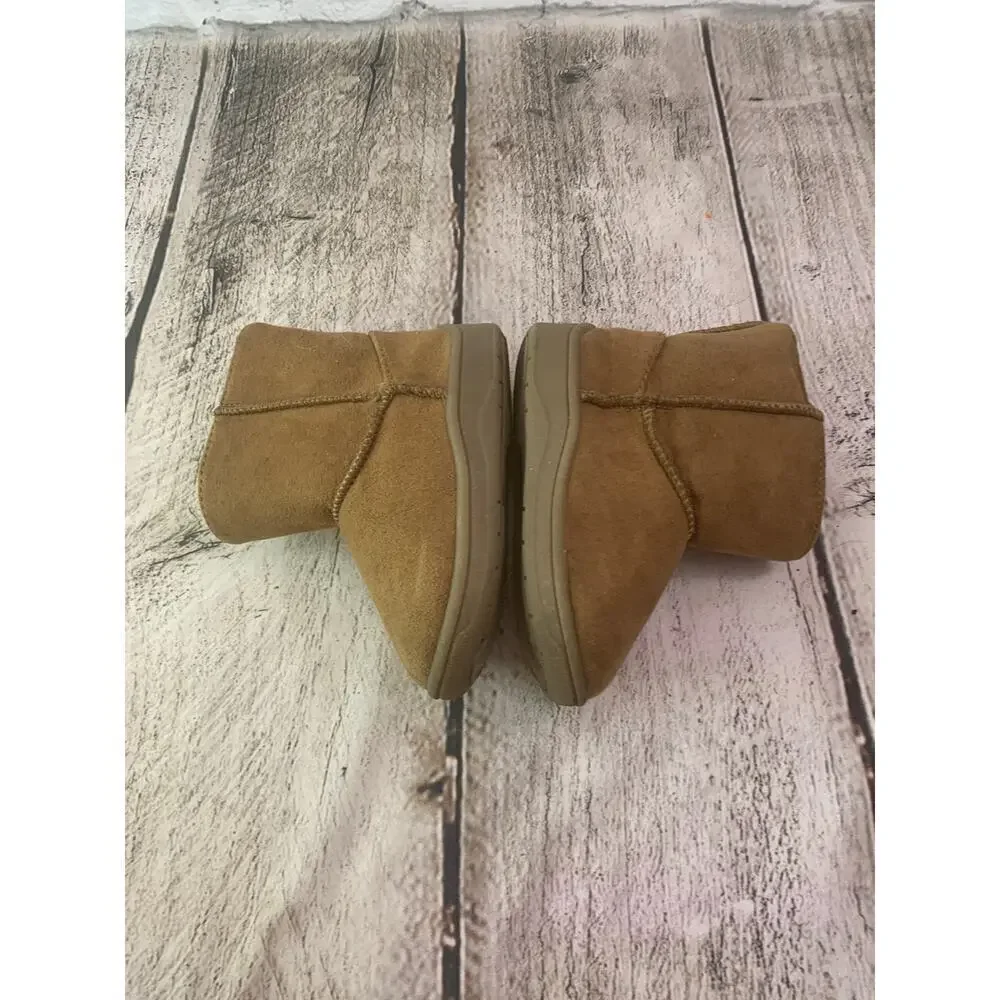 WONDER NATION Girl's Chestnut Cozy Faux Shearling Boots / Size: 3